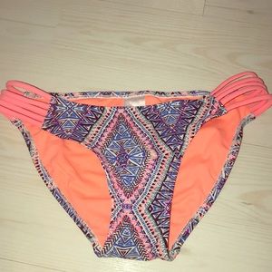 Aztec Strappy Bikini Bottom